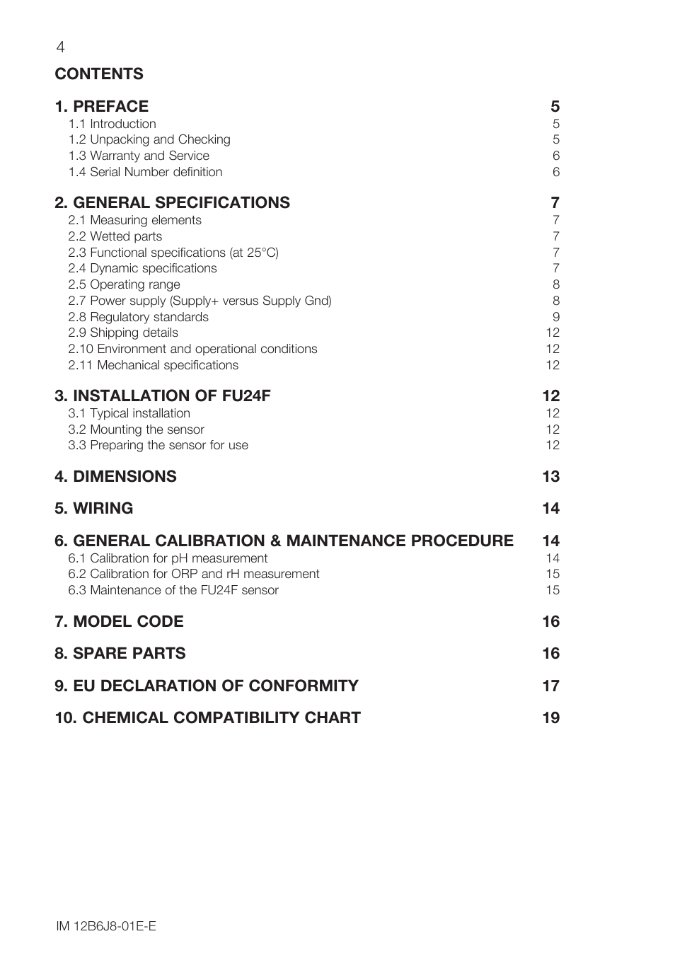 Yokogawa FU24F User Manual | Page 4 / 20