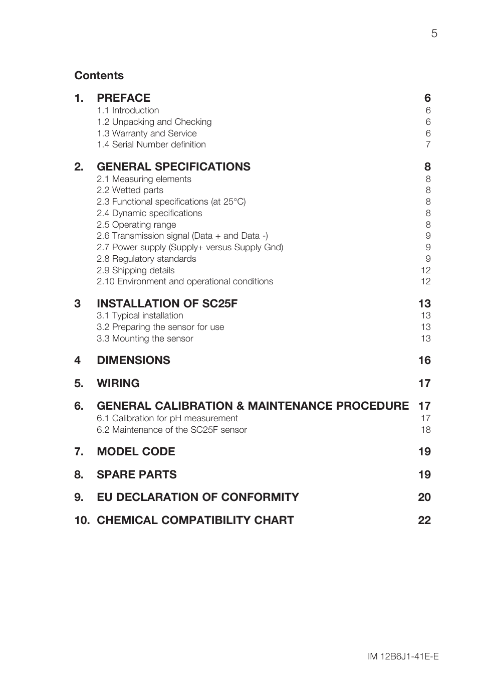 Yokogawa SC25F User Manual | Page 5 / 24