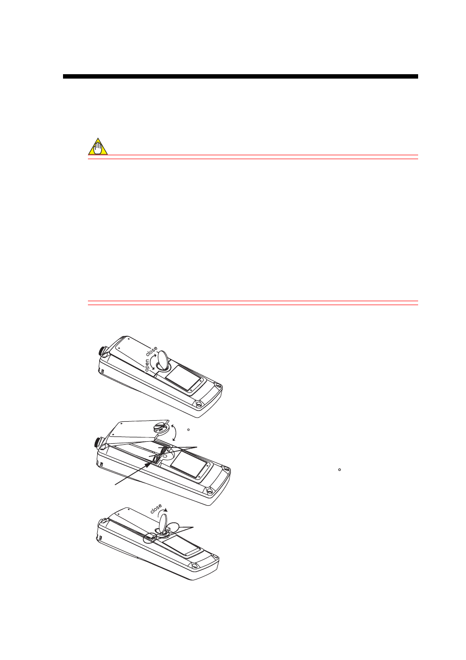 Preparation, 1 installing the batteries, Preparation -1 | 1 installing the batteries -1, Caution | Yokogawa SC72 Personal Handheld Conductivity Meter User Manual | Page 14 / 64