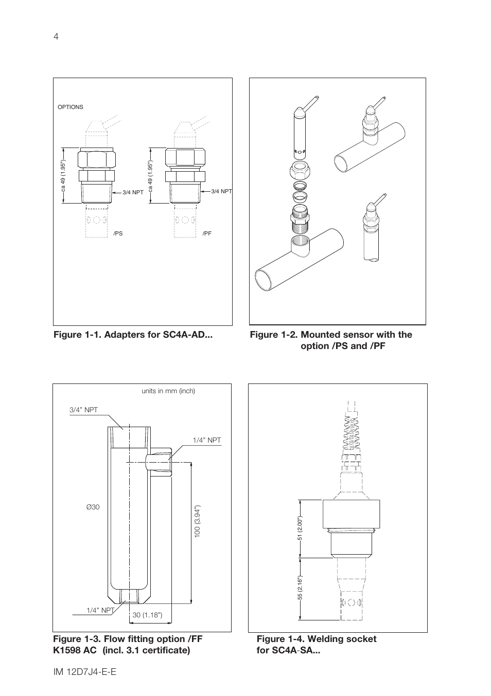 Im 12d7j4-e-e | Yokogawa SC4A 19mm Conductivity Sensors User Manual | Page 6 / 12