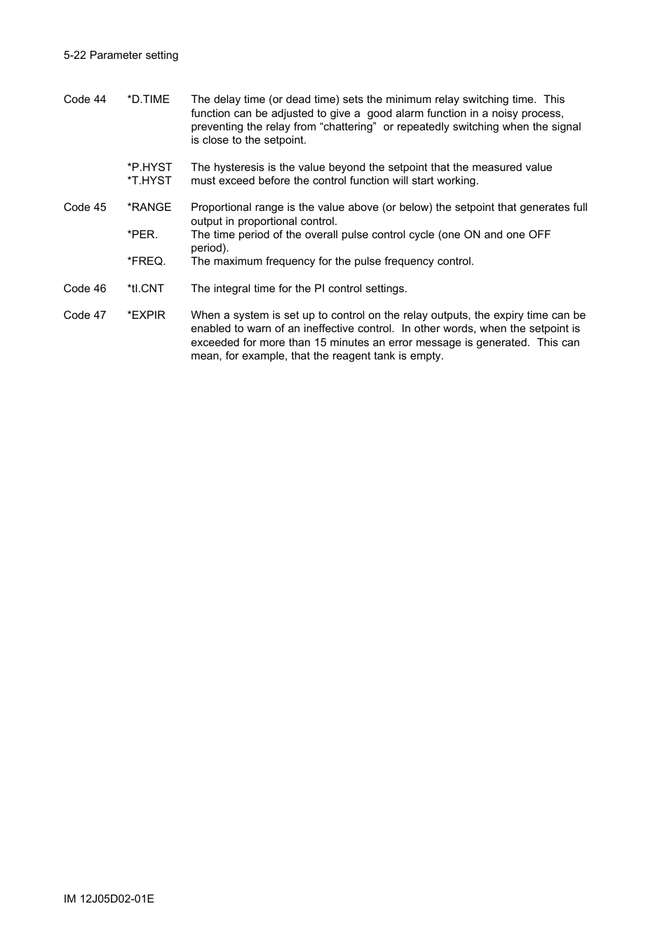 Yokogawa DO402 Dissolved Oxygen Analyzer User Manual | Page 58 / 98