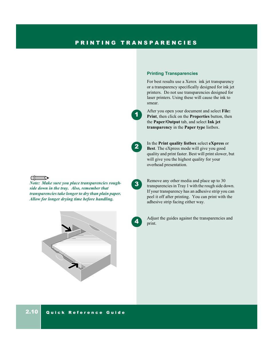 Xerox DocuPrint M750 User Manual | Page 20 / 44