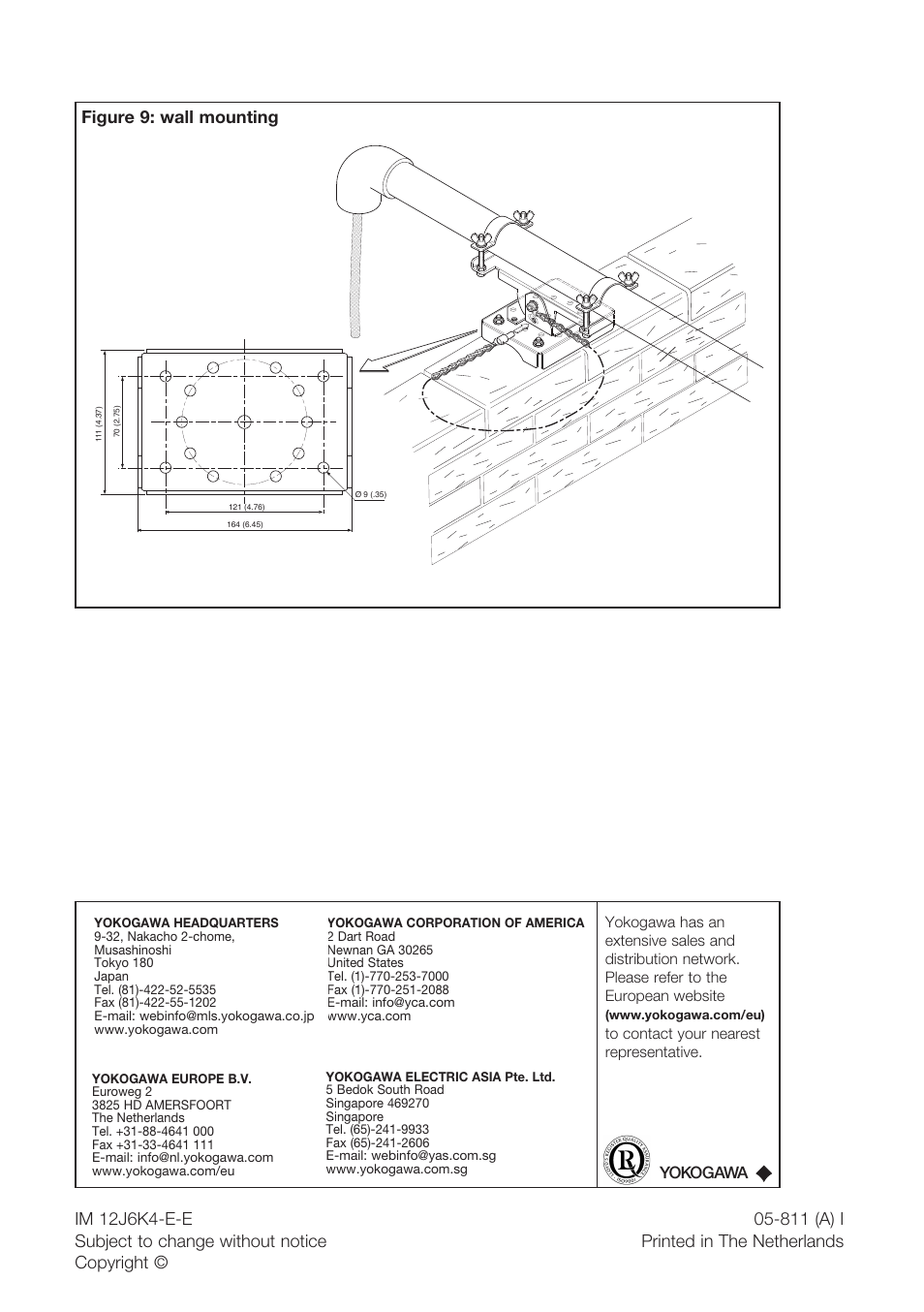 Yokogawa FD30 Immersion Adapter User Manual | Page 7 / 7