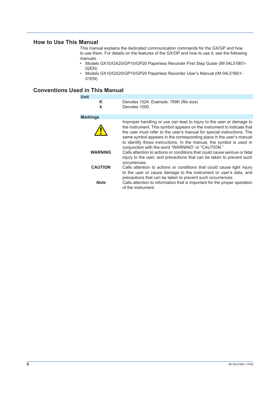 How to use this manual, Conventions used in this manual | Yokogawa Touch Screen GP20 User Manual | Page 4 / 110