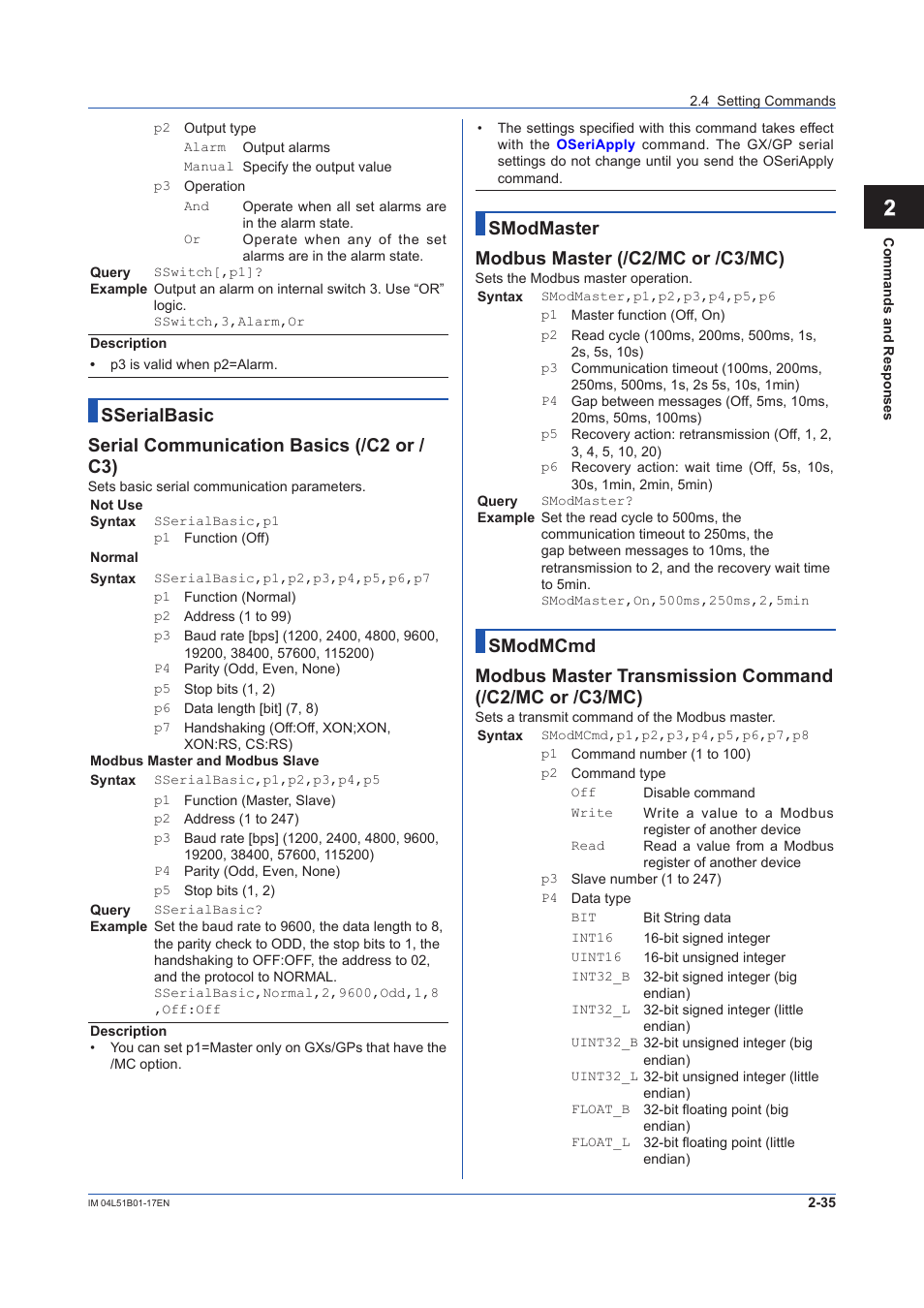 12 app, Smodmaster modbus master (/c2/mc or /c3/mc) | Yokogawa Touch Screen GP20 User Manual | Page 49 / 110