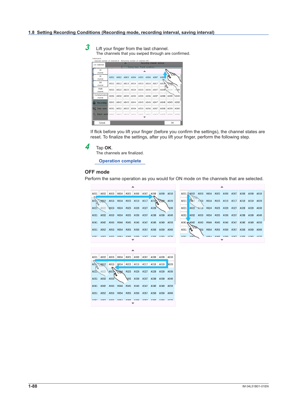 Yokogawa Touch Screen GP20 User Manual | Page 102 / 446