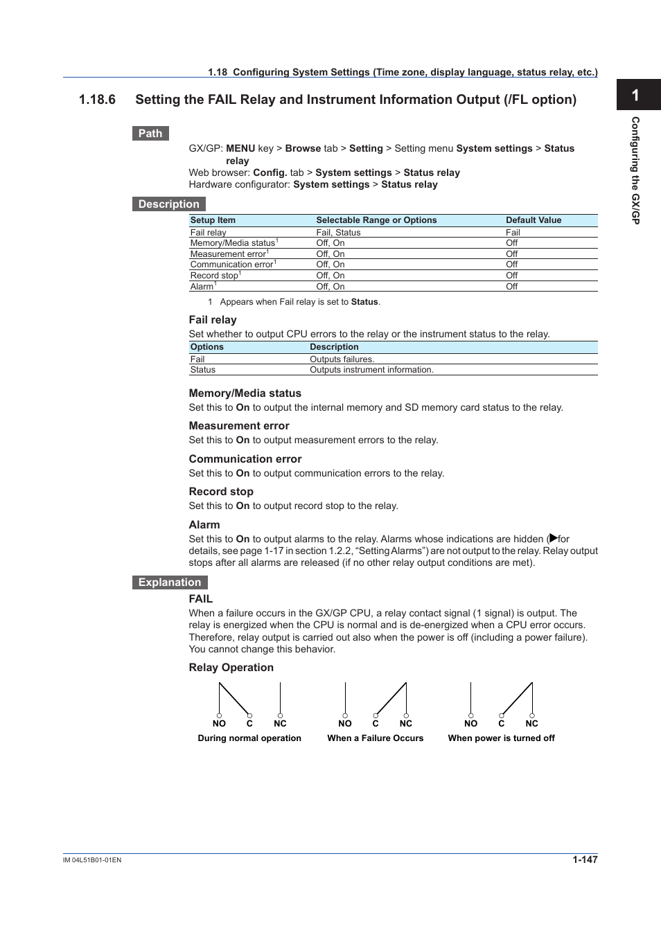 Yokogawa Touch Screen GP20 User Manual | Page 161 / 446