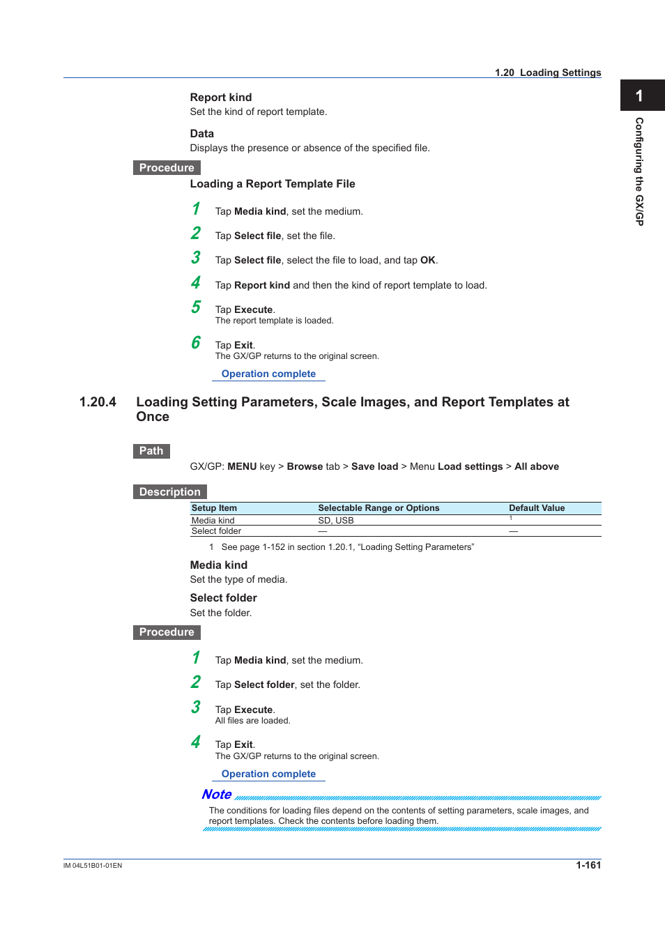 Yokogawa Touch Screen GP20 User Manual | Page 175 / 446