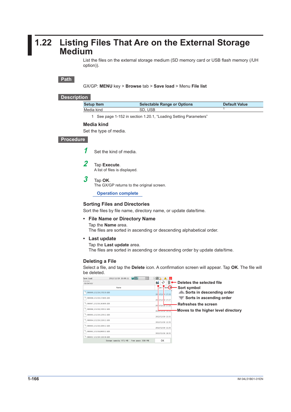 Yokogawa Touch Screen GP20 User Manual | Page 180 / 446