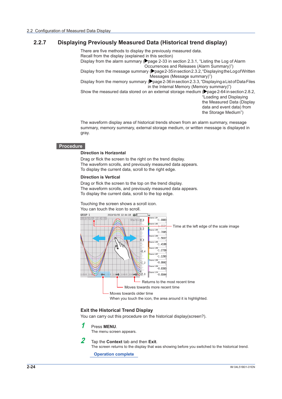 Yokogawa Touch Screen GP20 User Manual | Page 208 / 446