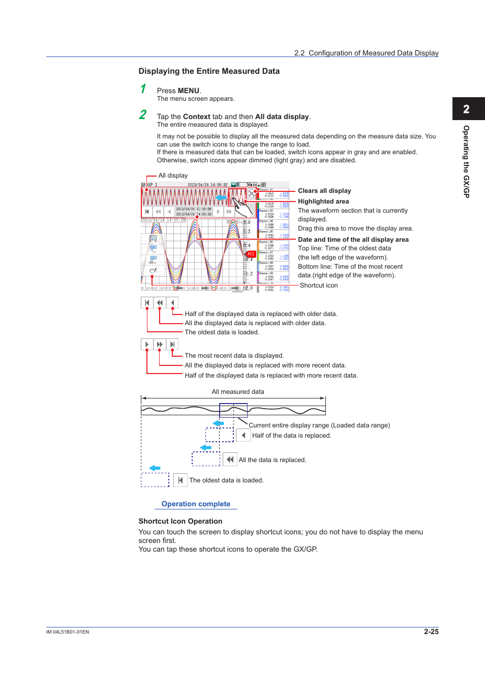 Yokogawa Touch Screen GP20 User Manual | Page 209 / 446