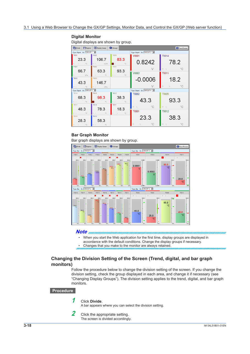 Yokogawa Touch Screen GP20 User Manual | Page 270 / 446