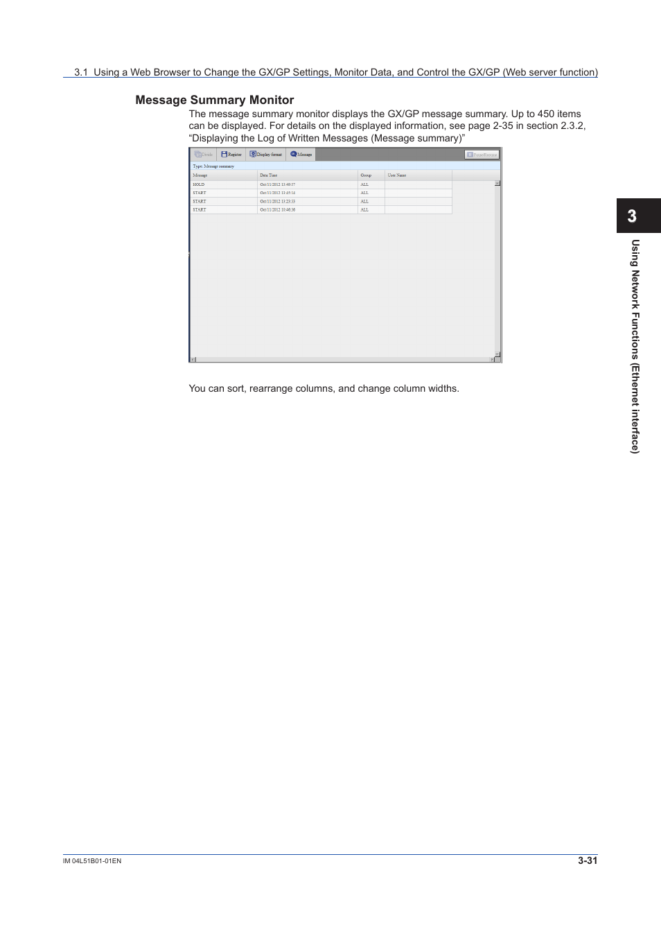 Yokogawa Touch Screen GP20 User Manual | Page 283 / 446