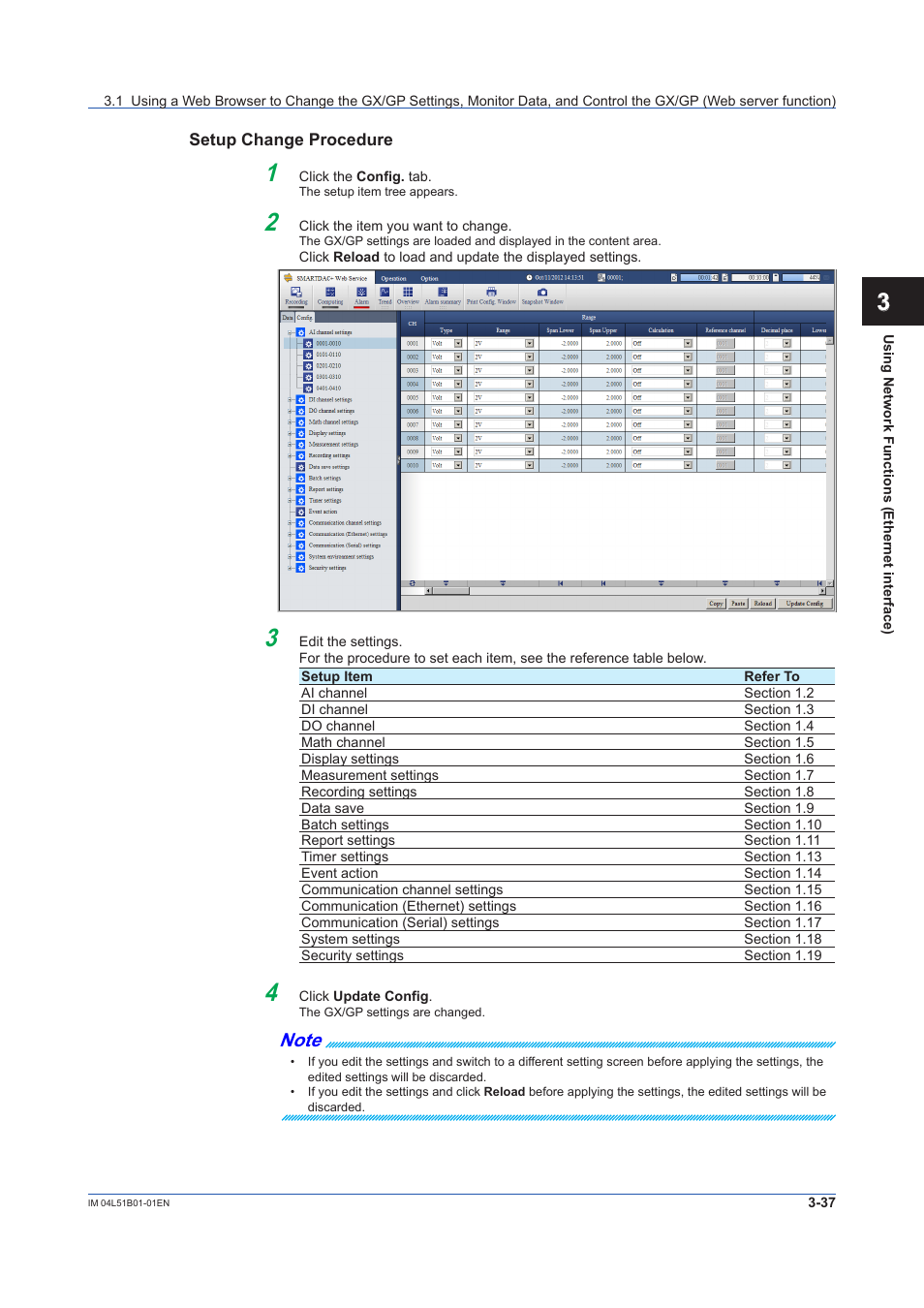 Yokogawa Touch Screen GP20 User Manual | Page 289 / 446