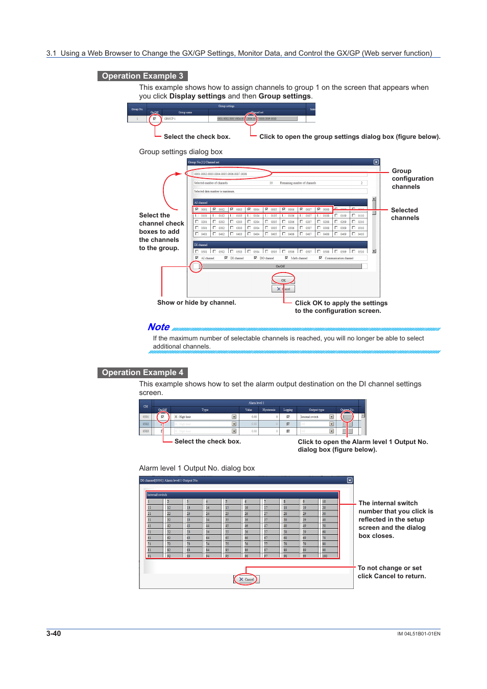 Yokogawa Touch Screen GP20 User Manual | Page 292 / 446