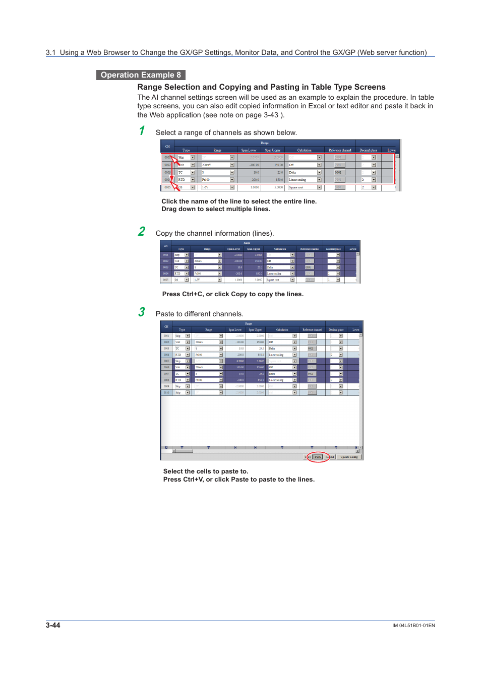 Yokogawa Touch Screen GP20 User Manual | Page 296 / 446