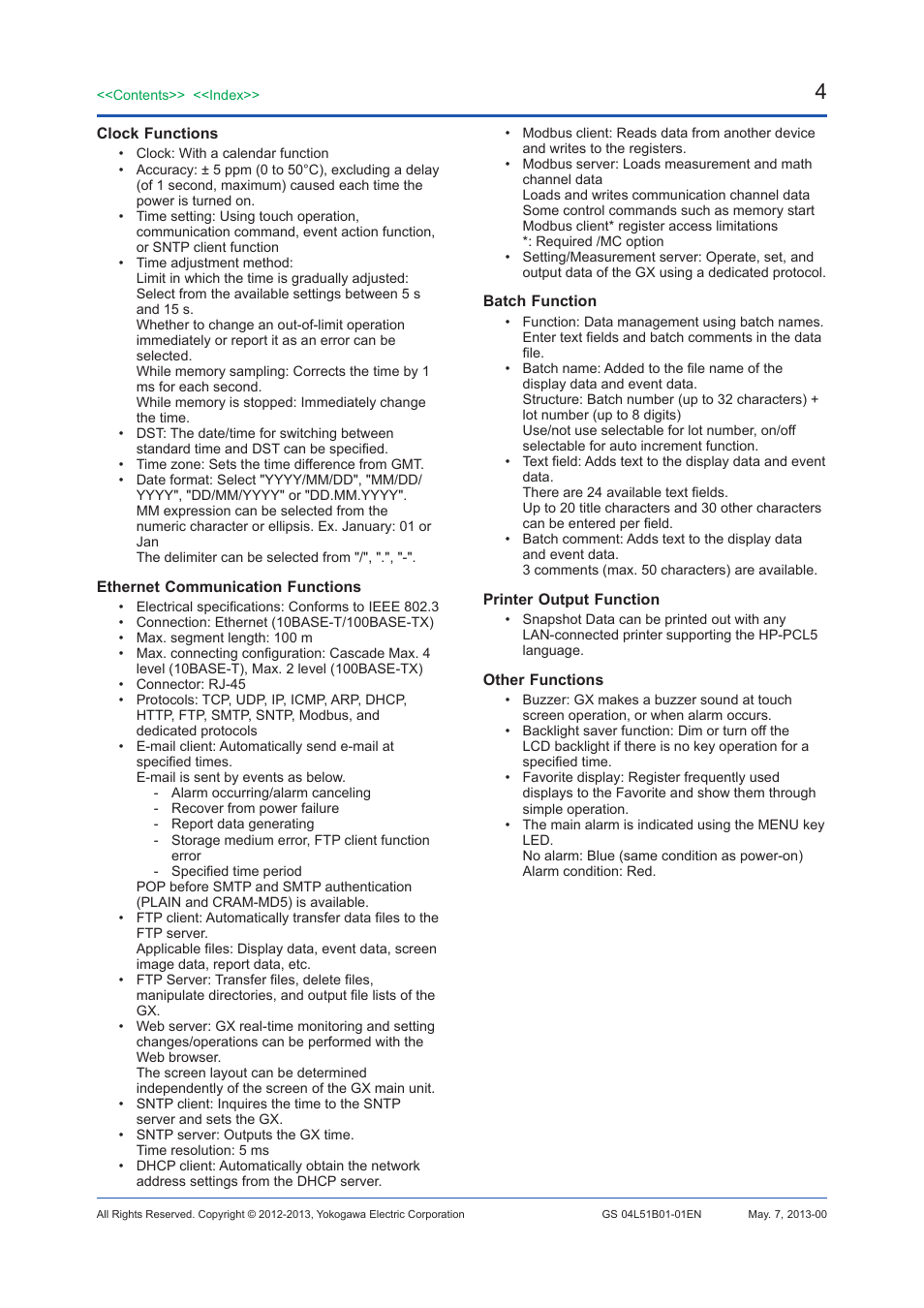 Yokogawa Touch Screen GP20 User Manual | Page 408 / 446