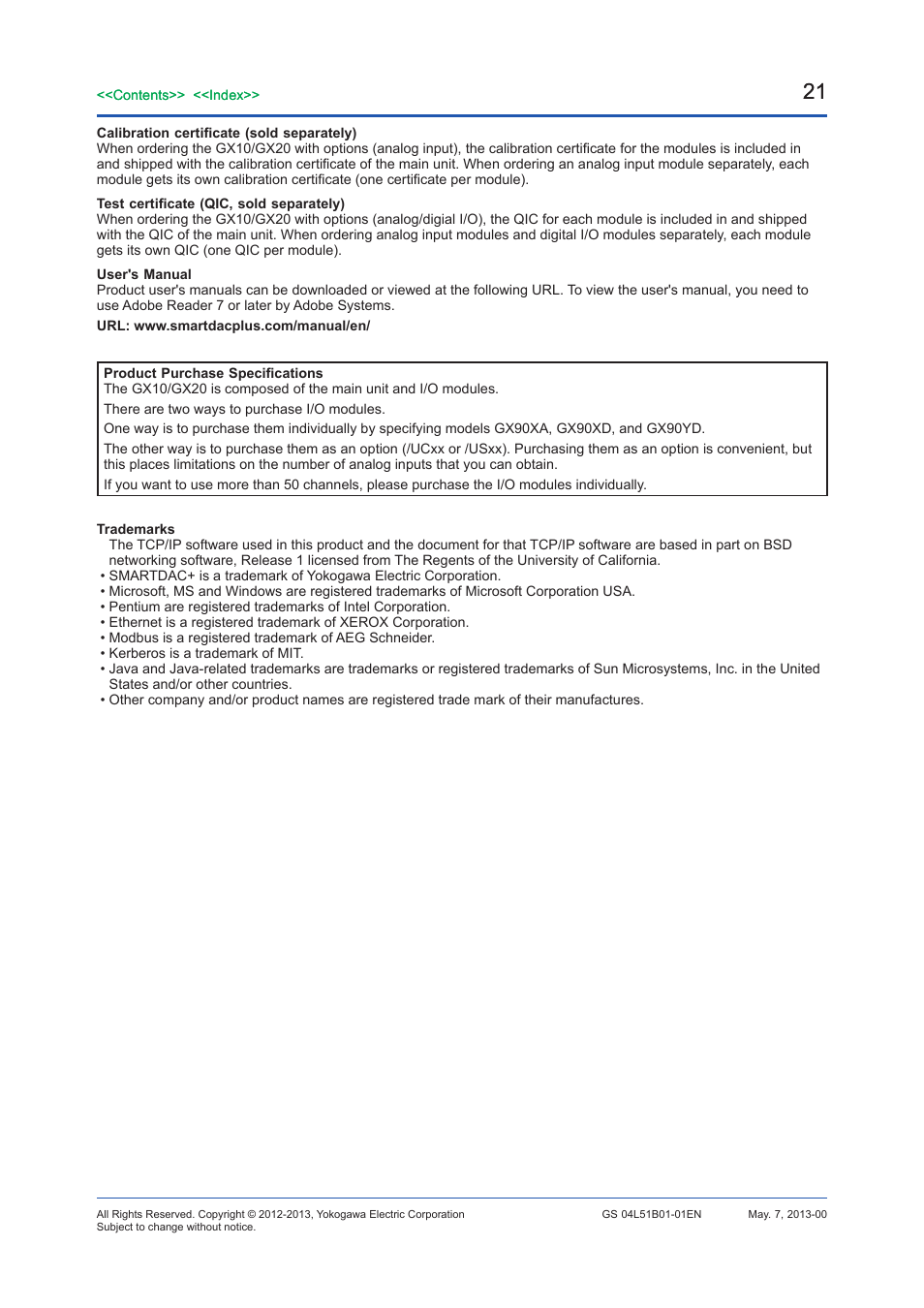 Yokogawa Touch Screen GP20 User Manual | Page 425 / 446