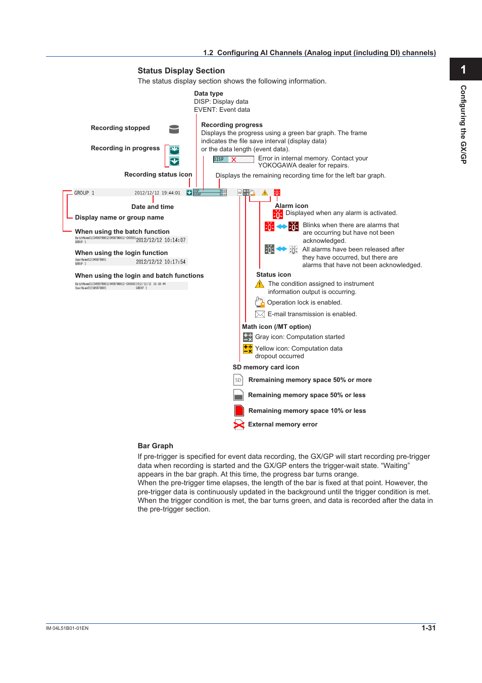 Yokogawa Touch Screen GP20 User Manual | Page 45 / 446