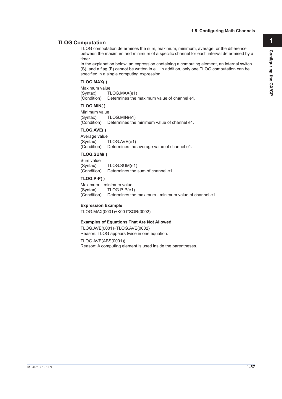 Yokogawa Touch Screen GP20 User Manual | Page 71 / 446