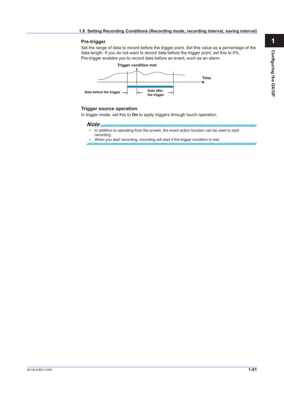 Yokogawa Touch Screen GP20 User Manual | Page 95 / 446