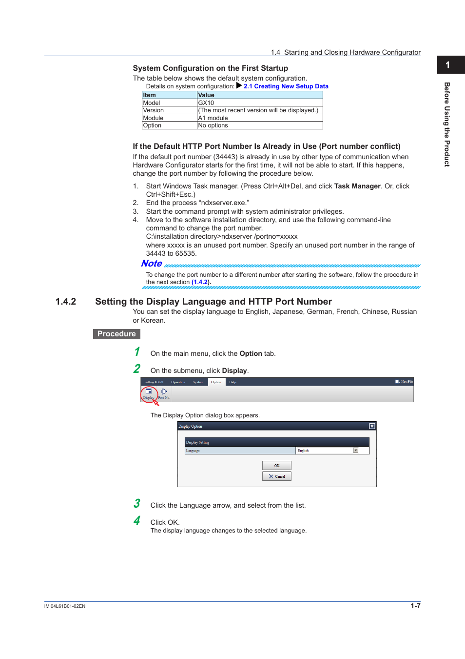 Yokogawa Touch Screen GP20 User Manual | Page 17 / 54