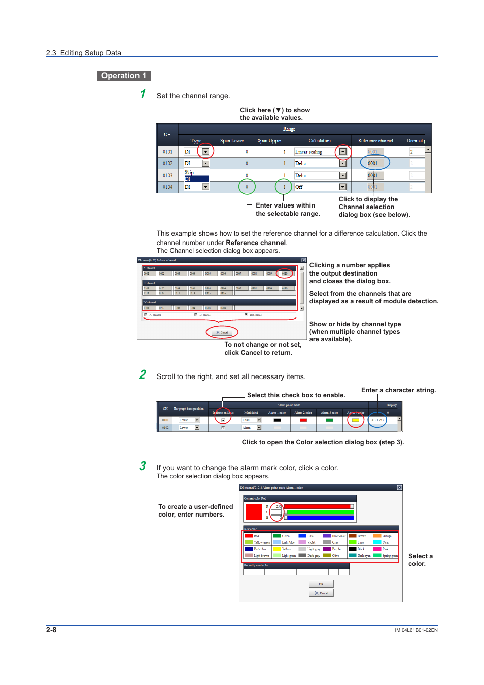 Yokogawa Touch Screen GP20 User Manual | Page 26 / 54