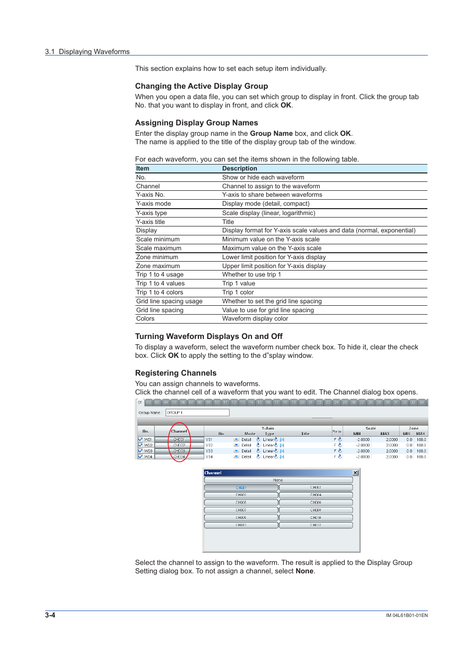 Yokogawa Touch Screen GP20 User Manual | Page 34 / 98