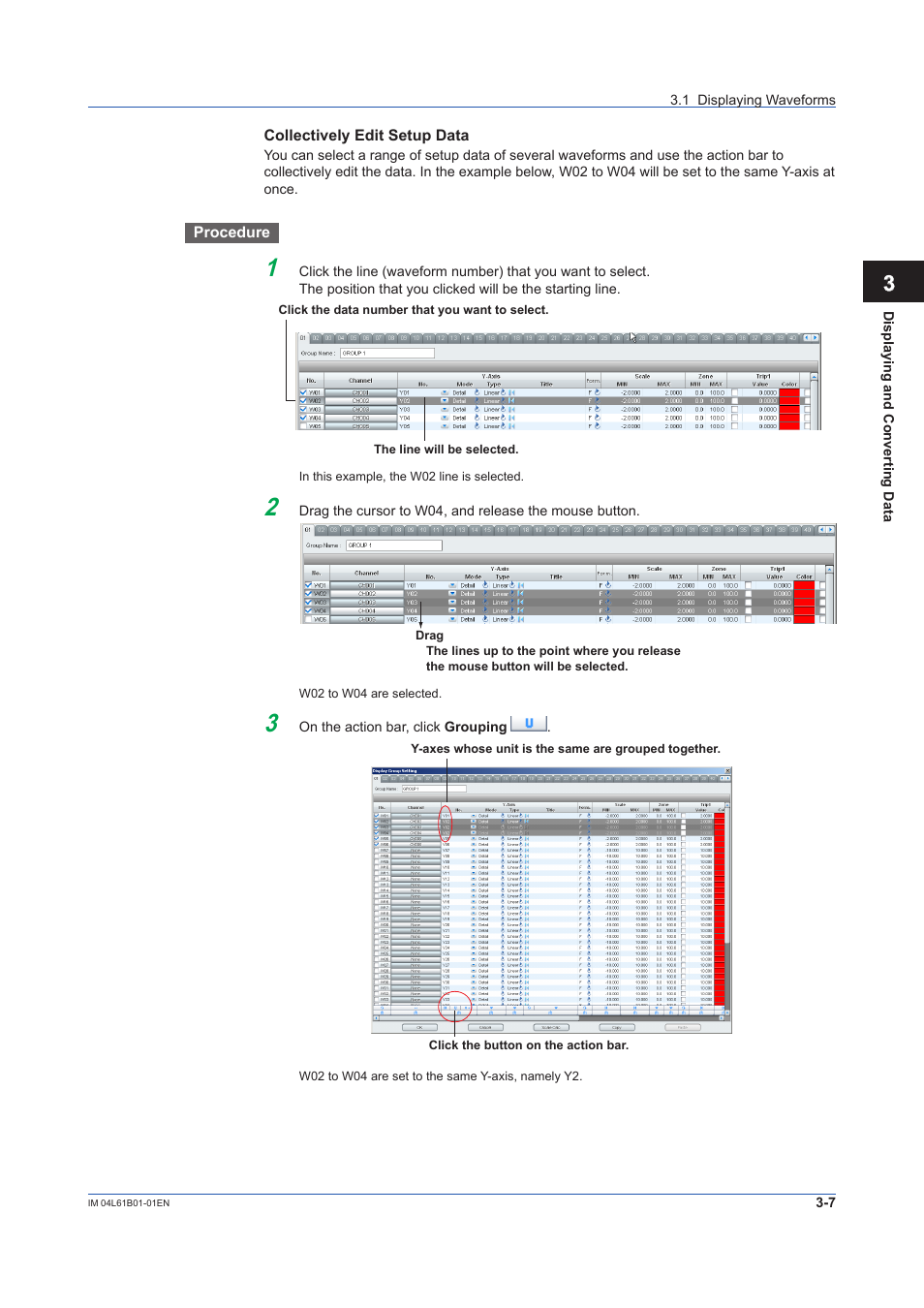 Yokogawa Touch Screen GP20 User Manual | Page 37 / 98
