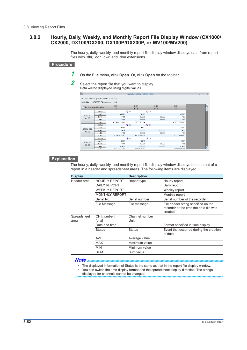 Dx200, dx100p/dx200p, or mv100/mv200) -52 | Yokogawa Touch Screen GP20 User Manual | Page 82 / 98