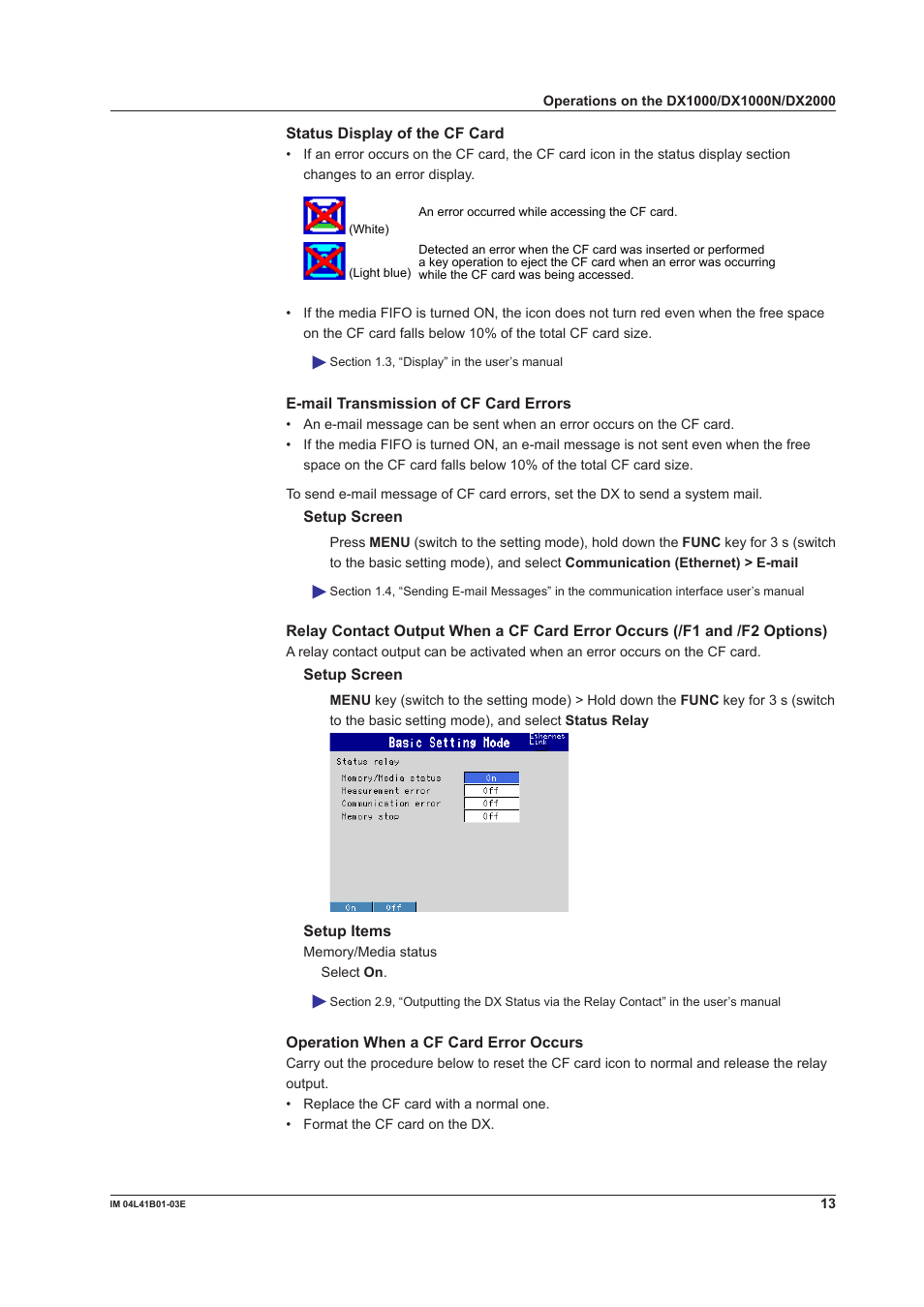 Yokogawa Removable Chassis DX1000N User Manual | Page 13 / 23