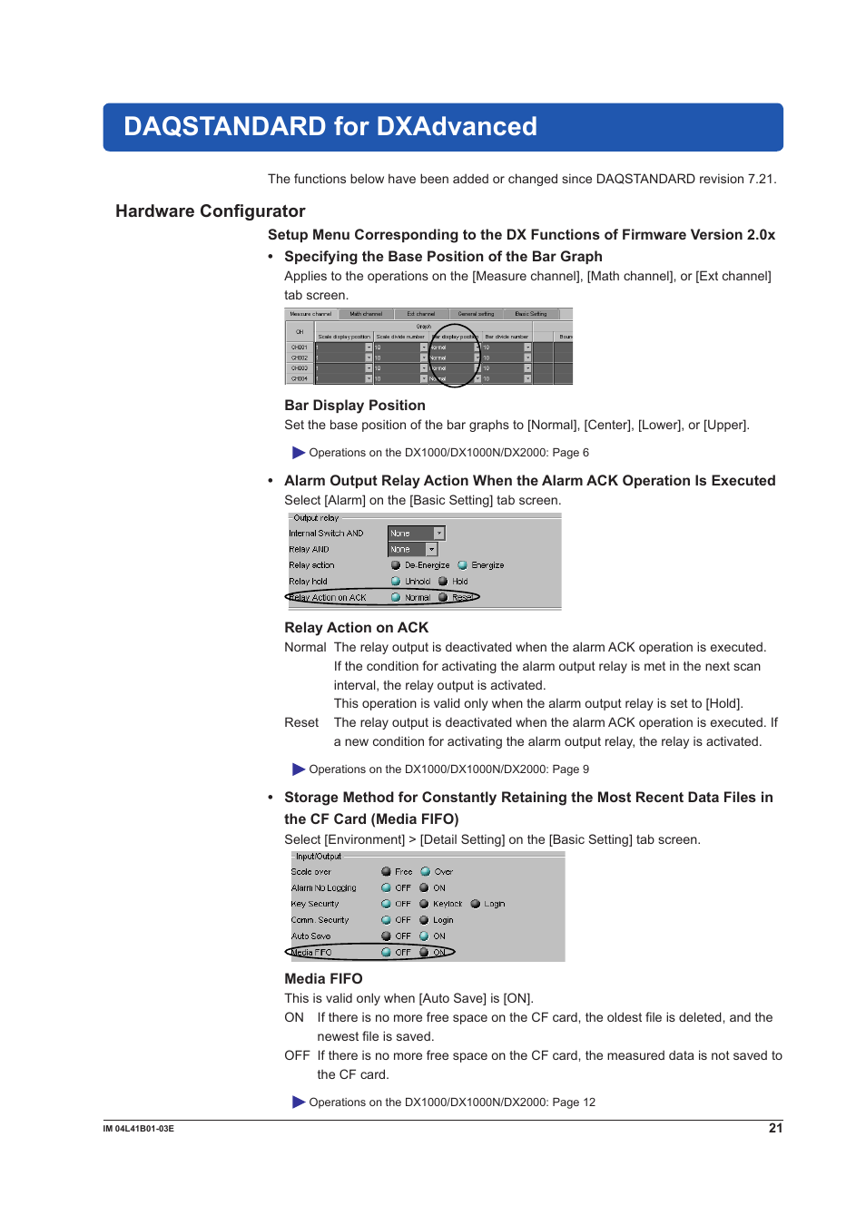 Daqstandard for dxadvanced, Hardware configurator | Yokogawa Removable Chassis DX1000N User Manual | Page 21 / 23