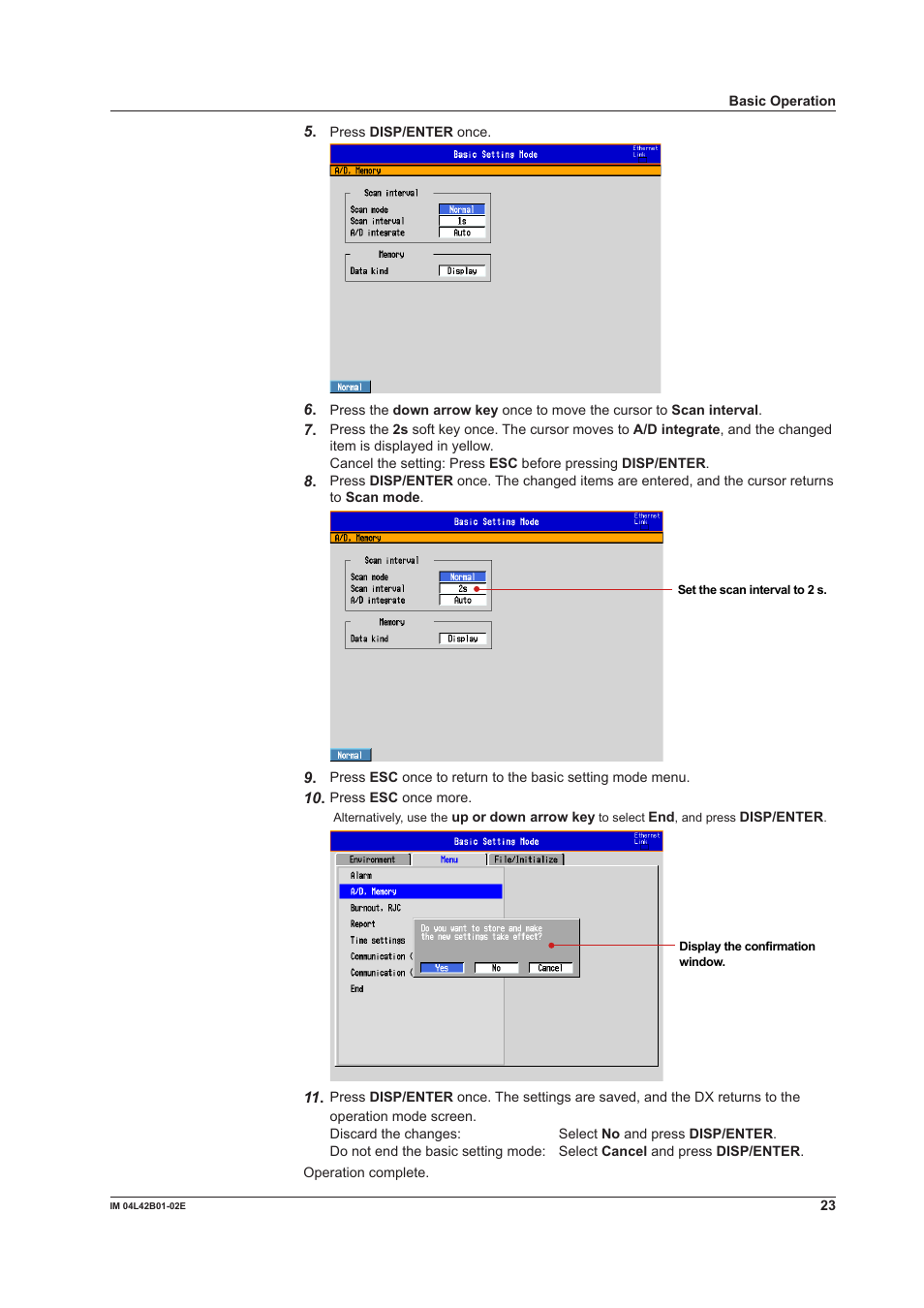 Yokogawa Button Operated DX2000 User Manual | Page 25 / 97