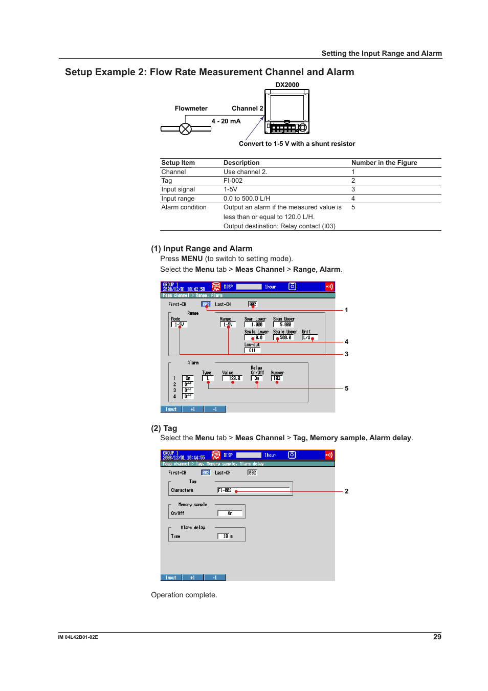 Yokogawa Button Operated DX2000 User Manual | Page 31 / 97