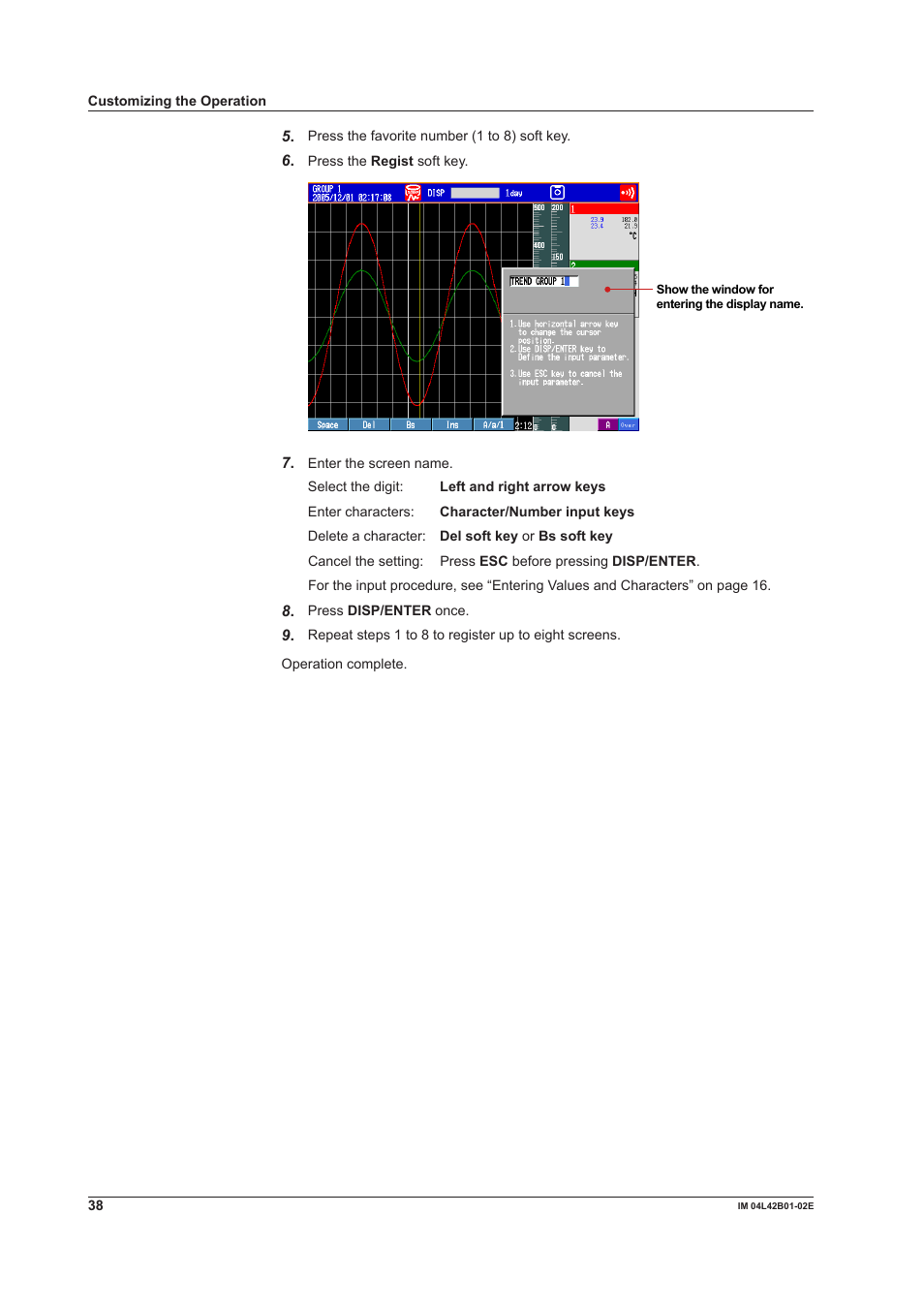 Yokogawa Button Operated DX2000 User Manual | Page 40 / 97