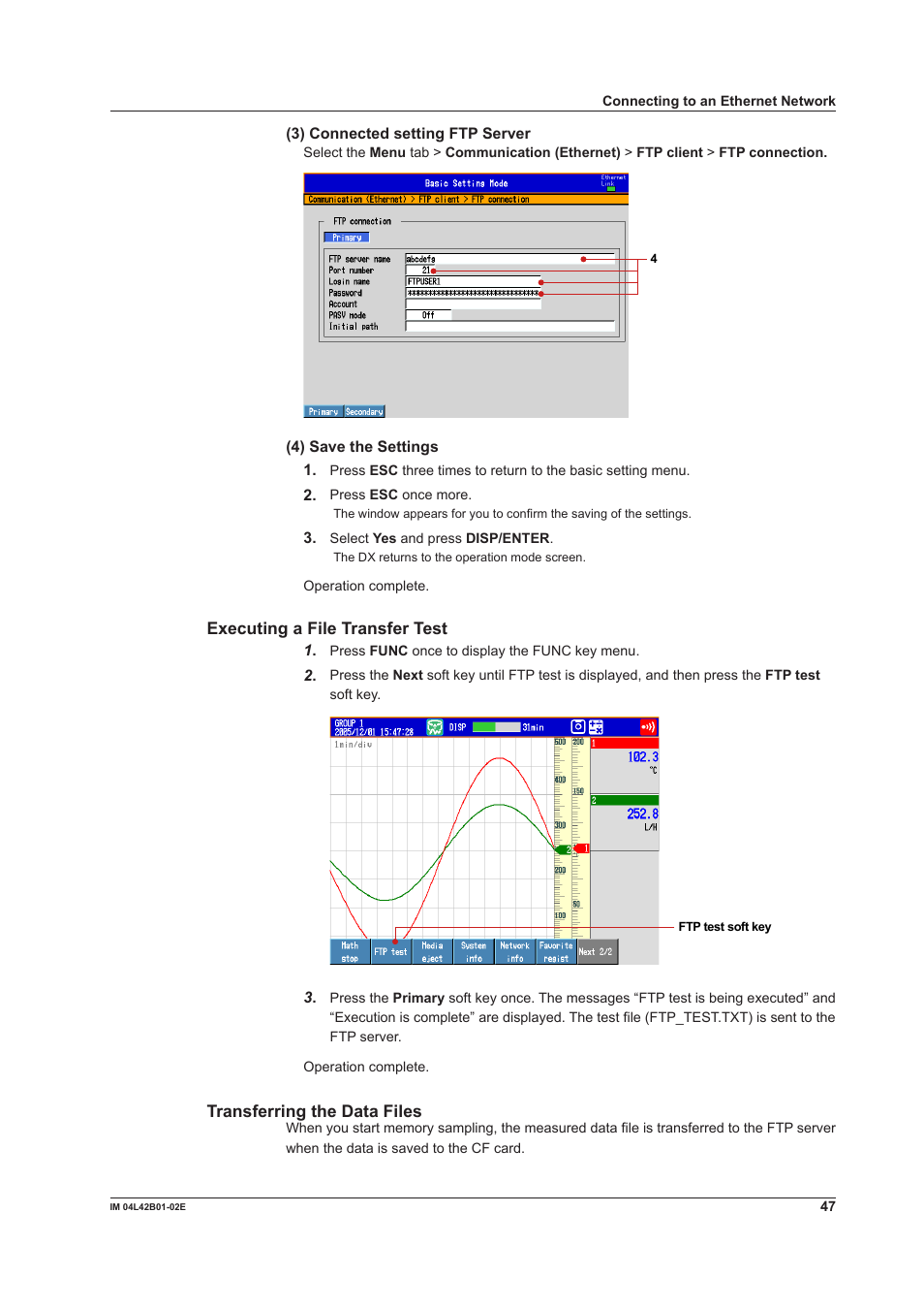 Yokogawa Button Operated DX2000 User Manual | Page 49 / 97