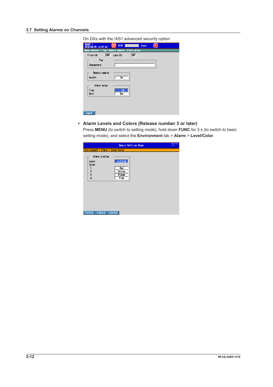 Yokogawa Button Operated DX2000 User Manual | Page 108 / 359