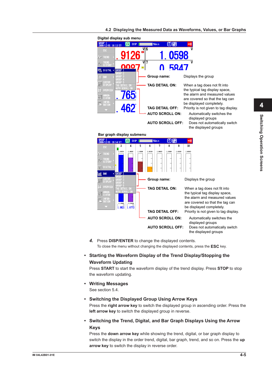 App index | Yokogawa Button Operated DX2000 User Manual | Page 134 / 359