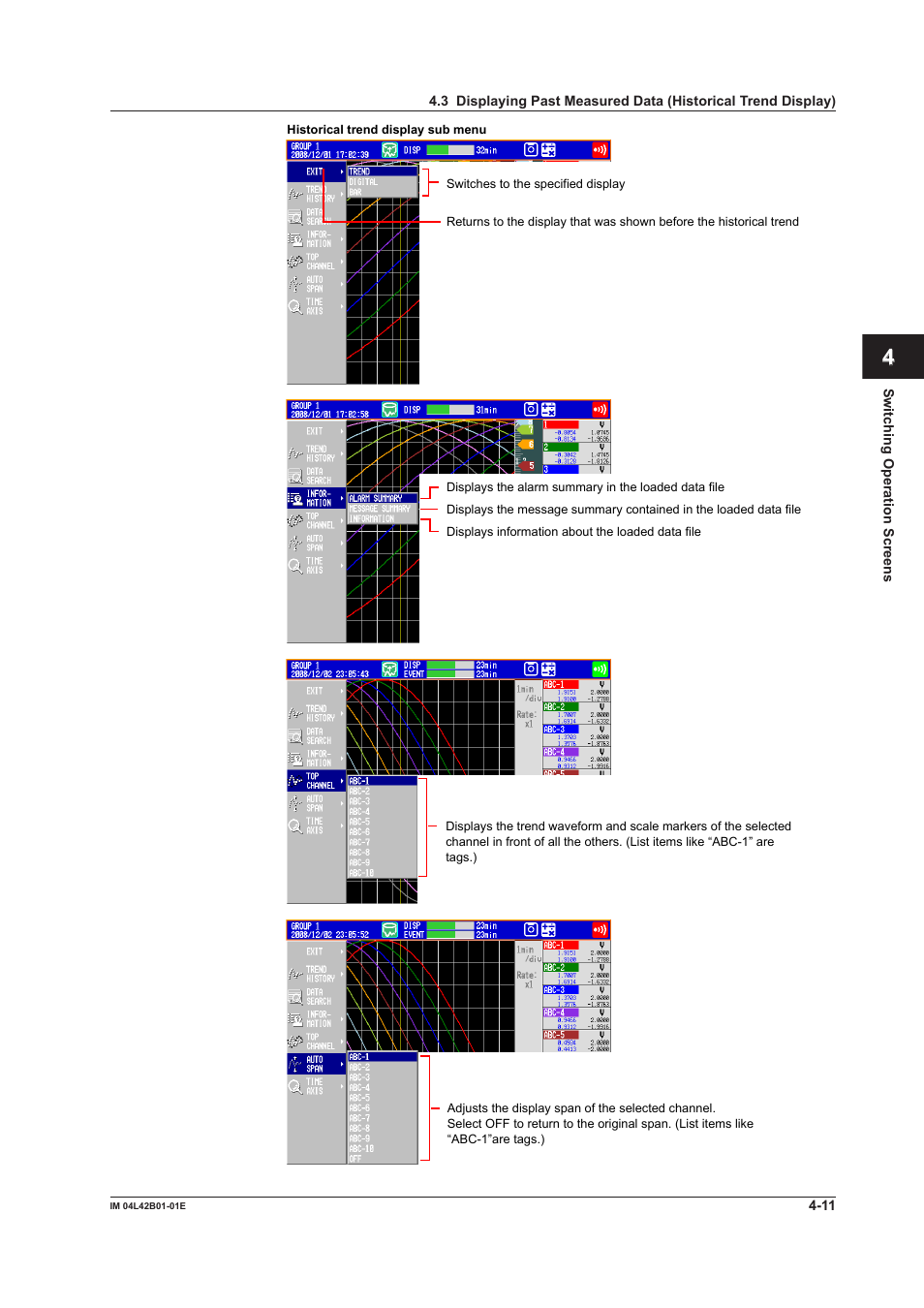 Yokogawa Button Operated DX2000 User Manual | Page 140 / 359