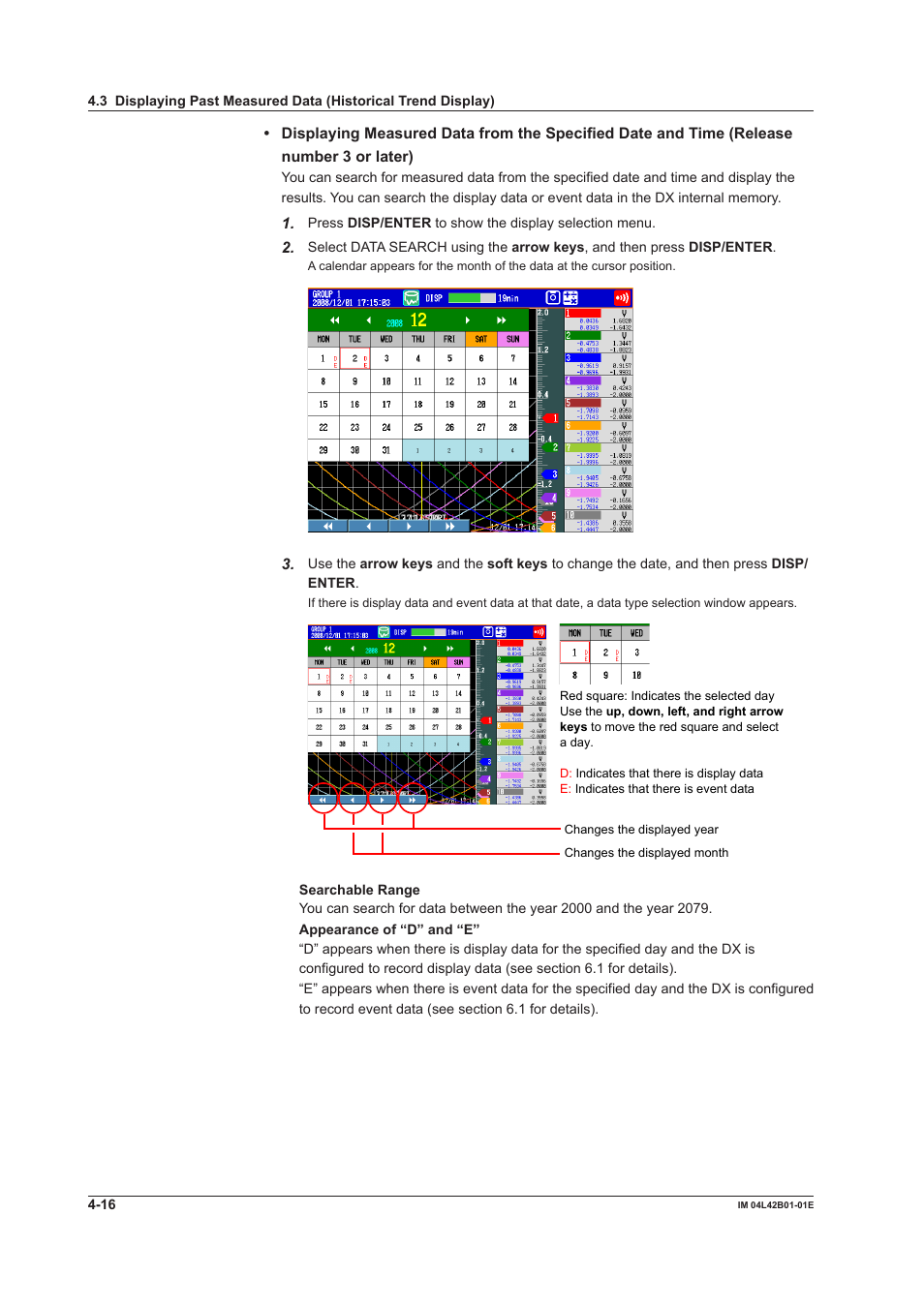 Yokogawa Button Operated DX2000 User Manual | Page 145 / 359