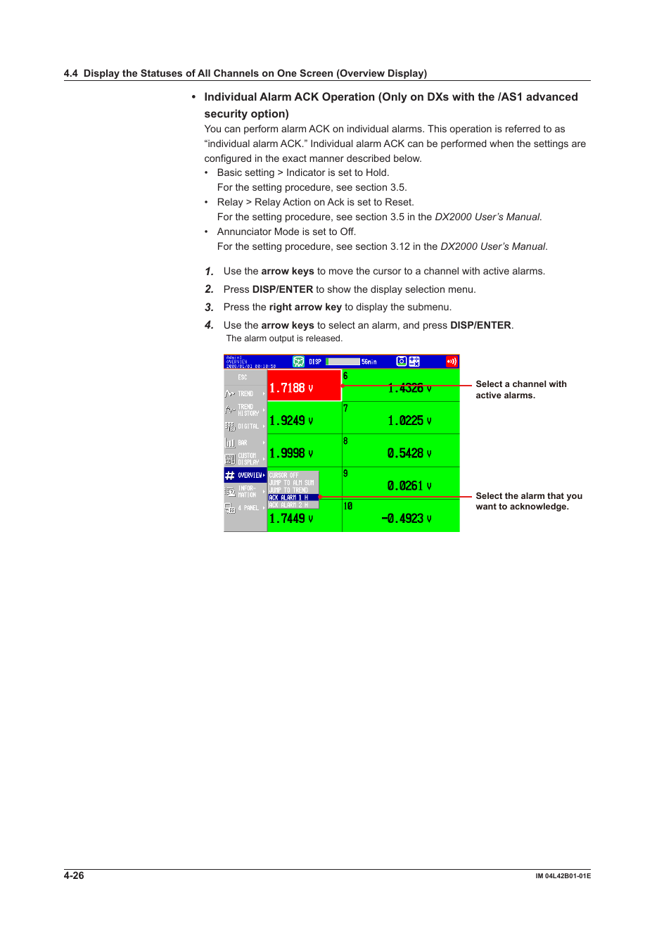 Yokogawa Button Operated DX2000 User Manual | Page 155 / 359