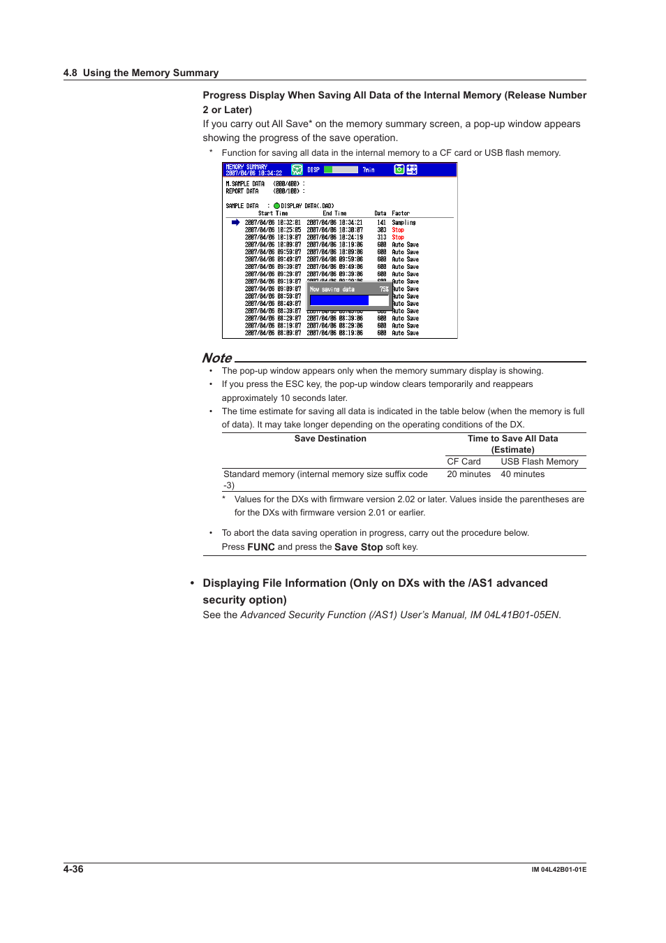 Yokogawa Button Operated DX2000 User Manual | Page 165 / 359