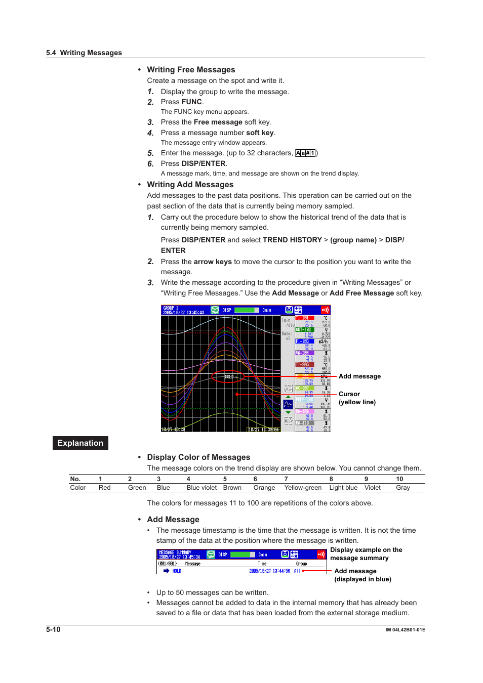 Yokogawa Button Operated DX2000 User Manual | Page 187 / 359