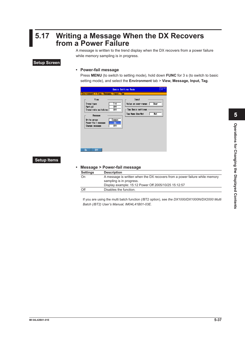 Yokogawa Button Operated DX2000 User Manual | Page 214 / 359