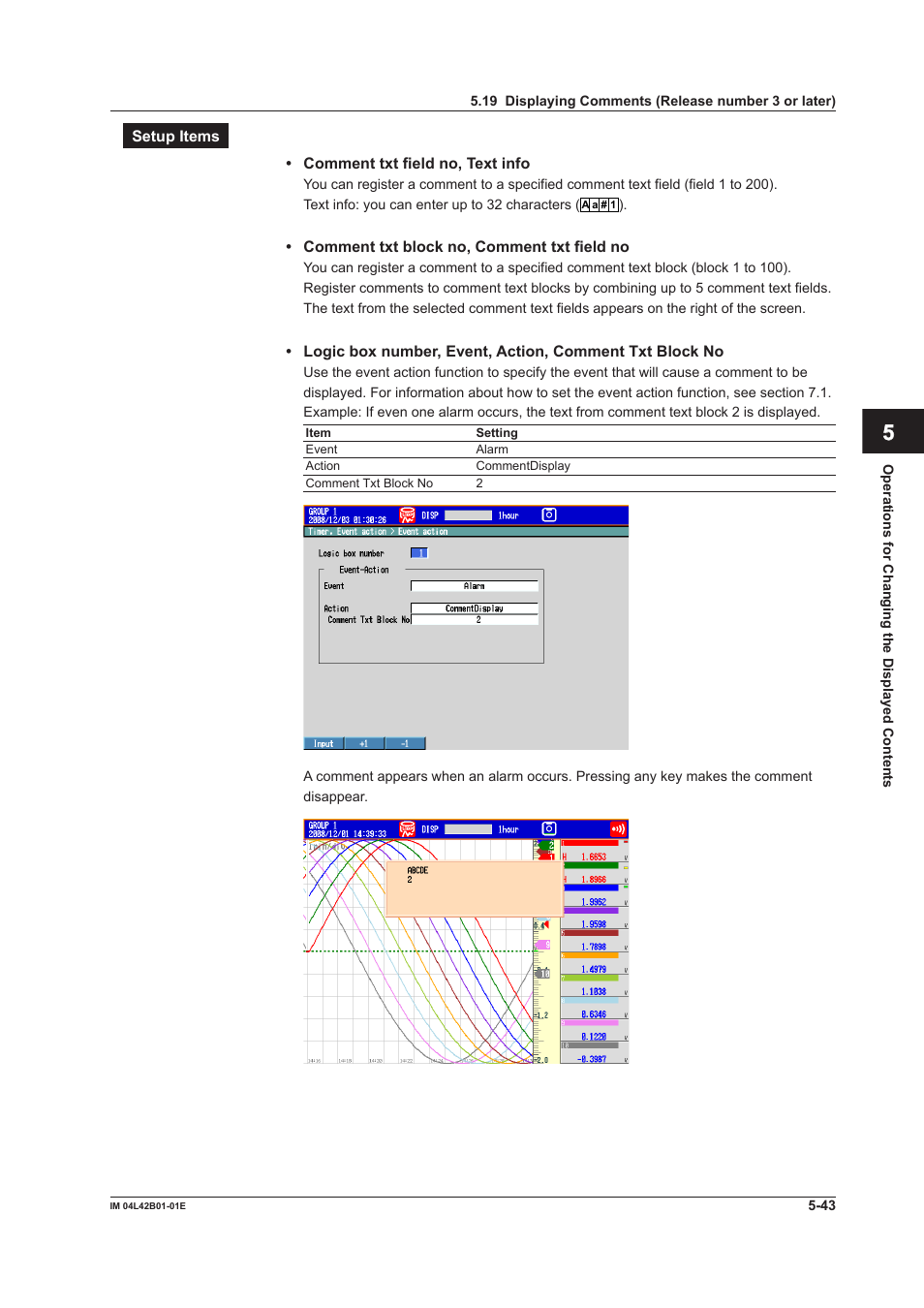 Yokogawa Button Operated DX2000 User Manual | Page 220 / 359