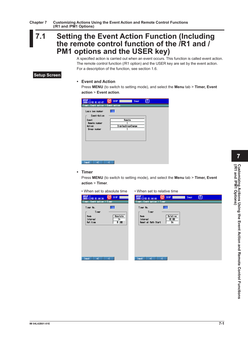 Functions (/r1 and /pm1 options) | Yokogawa Button Operated DX2000 User Manual | Page 247 / 359