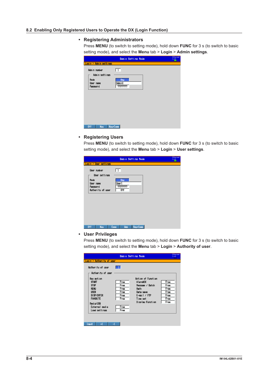 Yokogawa Button Operated DX2000 User Manual | Page 260 / 359