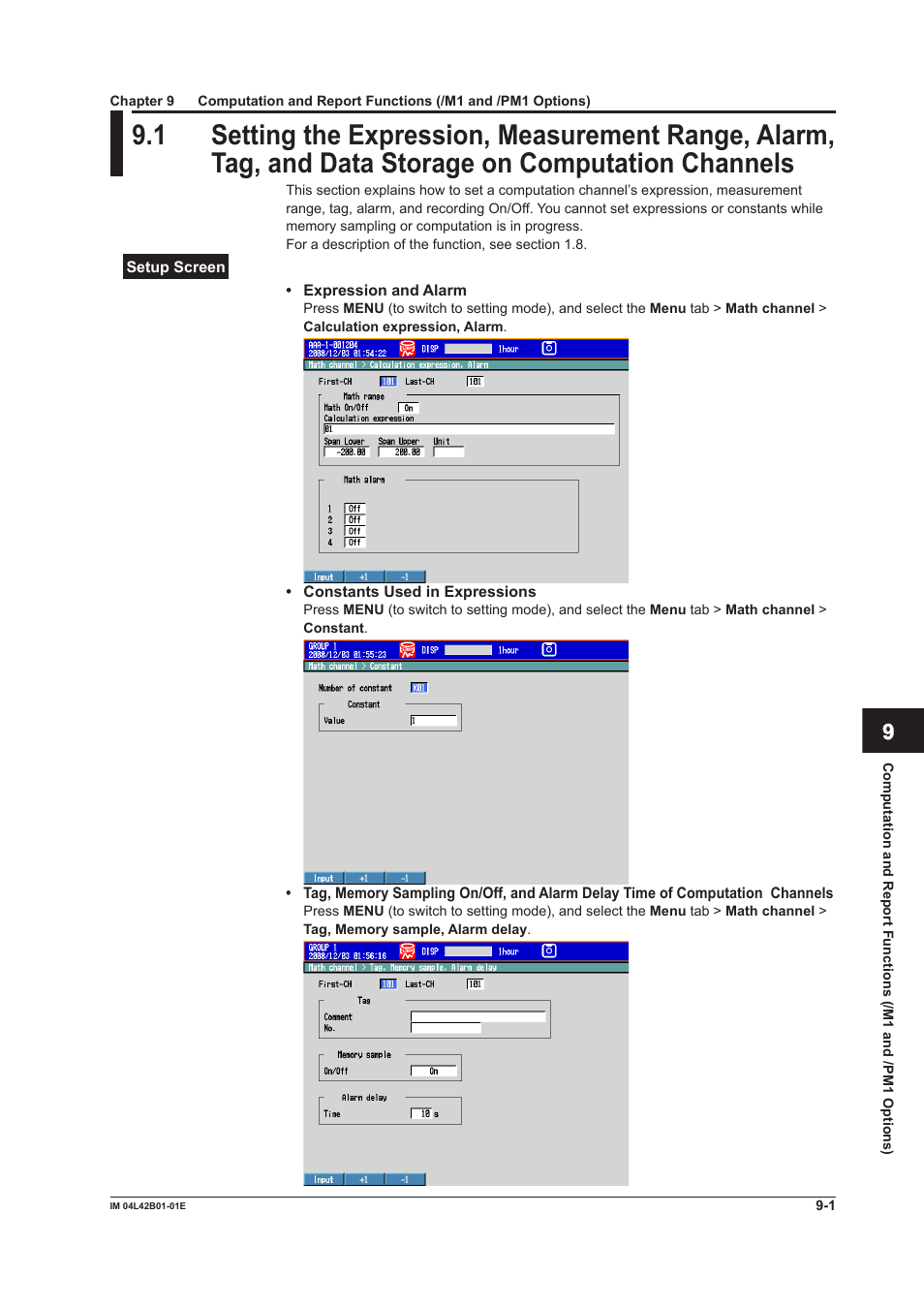 Yokogawa Button Operated DX2000 User Manual | Page 265 / 359