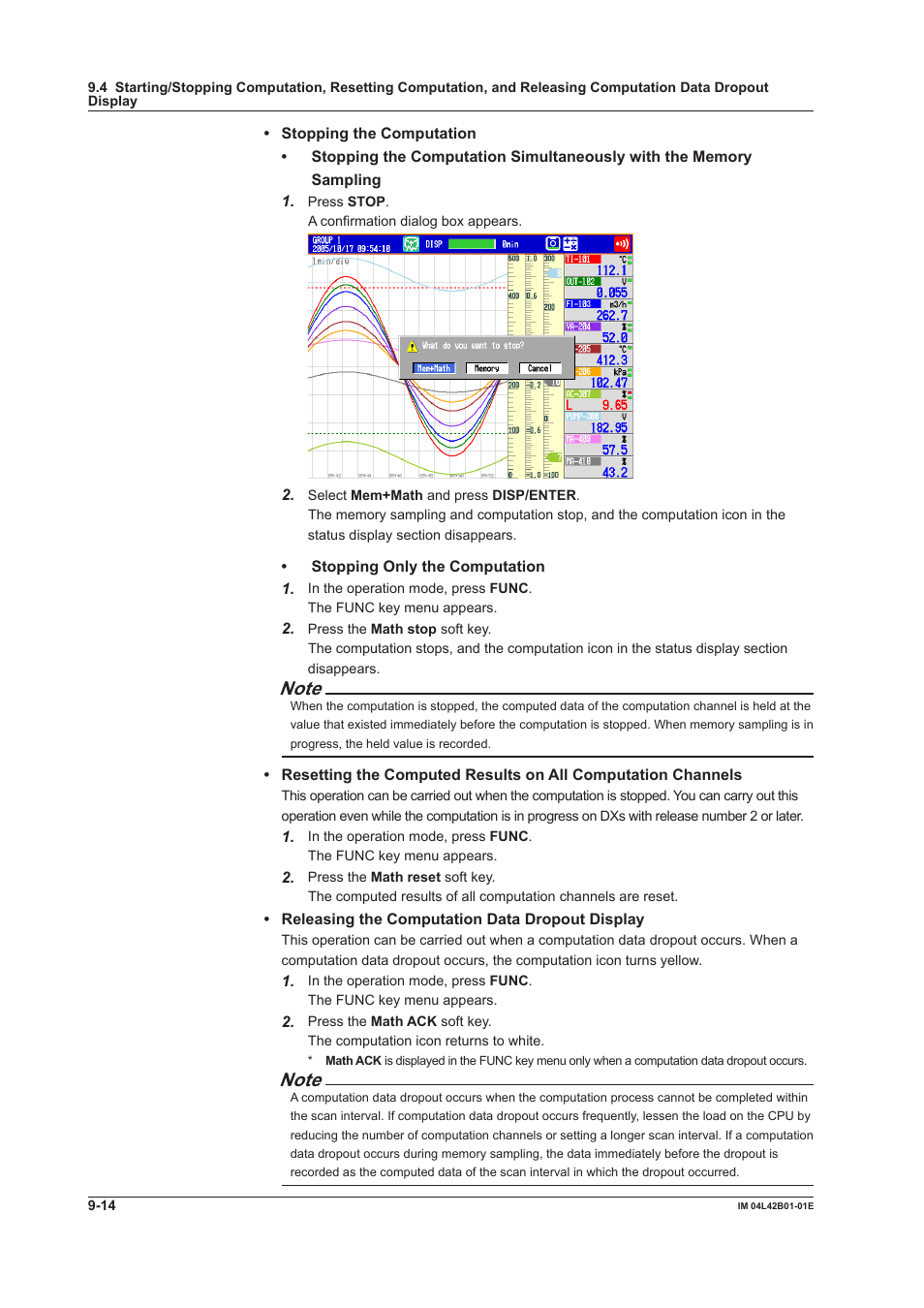 Yokogawa Button Operated DX2000 User Manual | Page 278 / 359