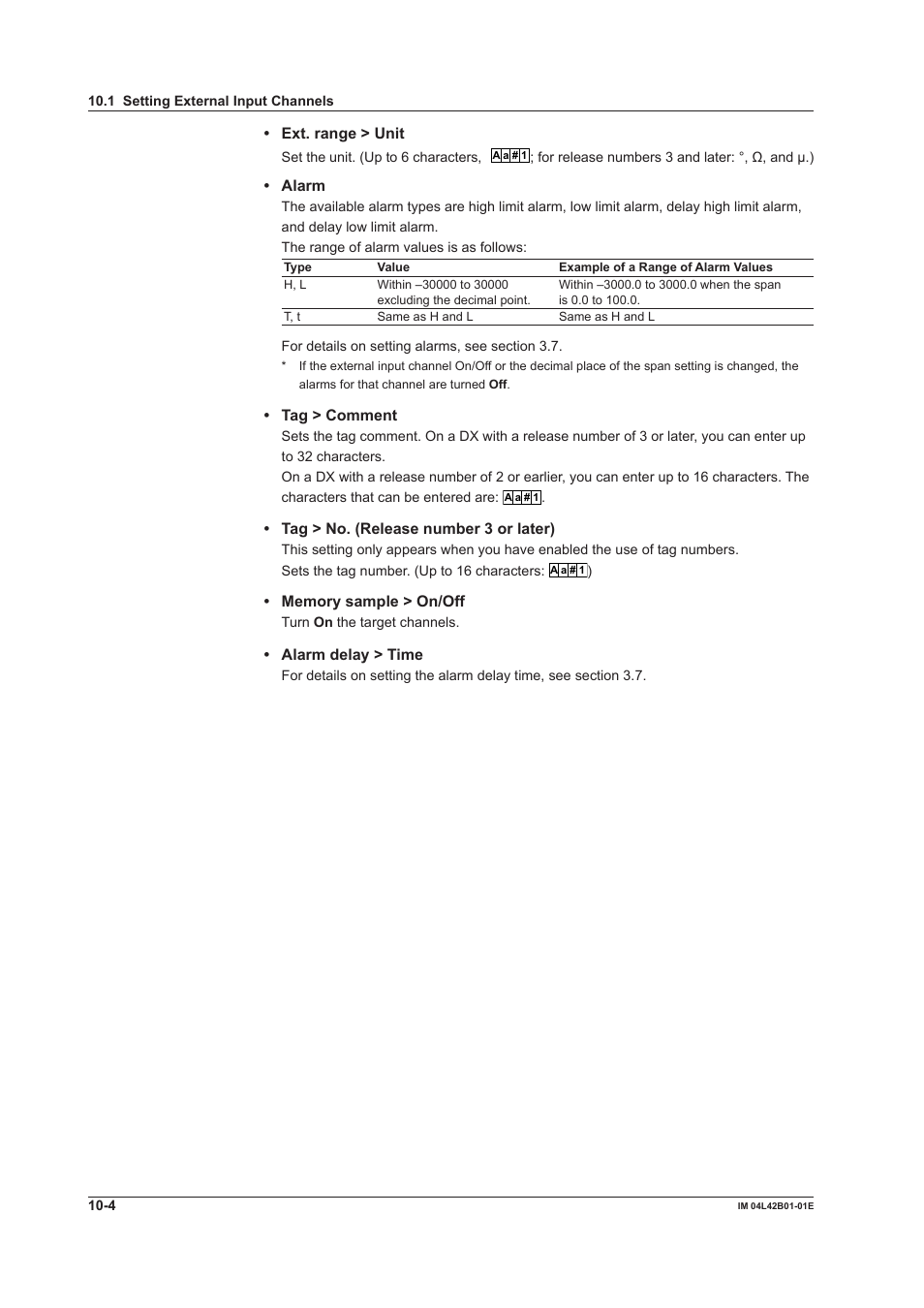 Yokogawa Button Operated DX2000 User Manual | Page 291 / 359